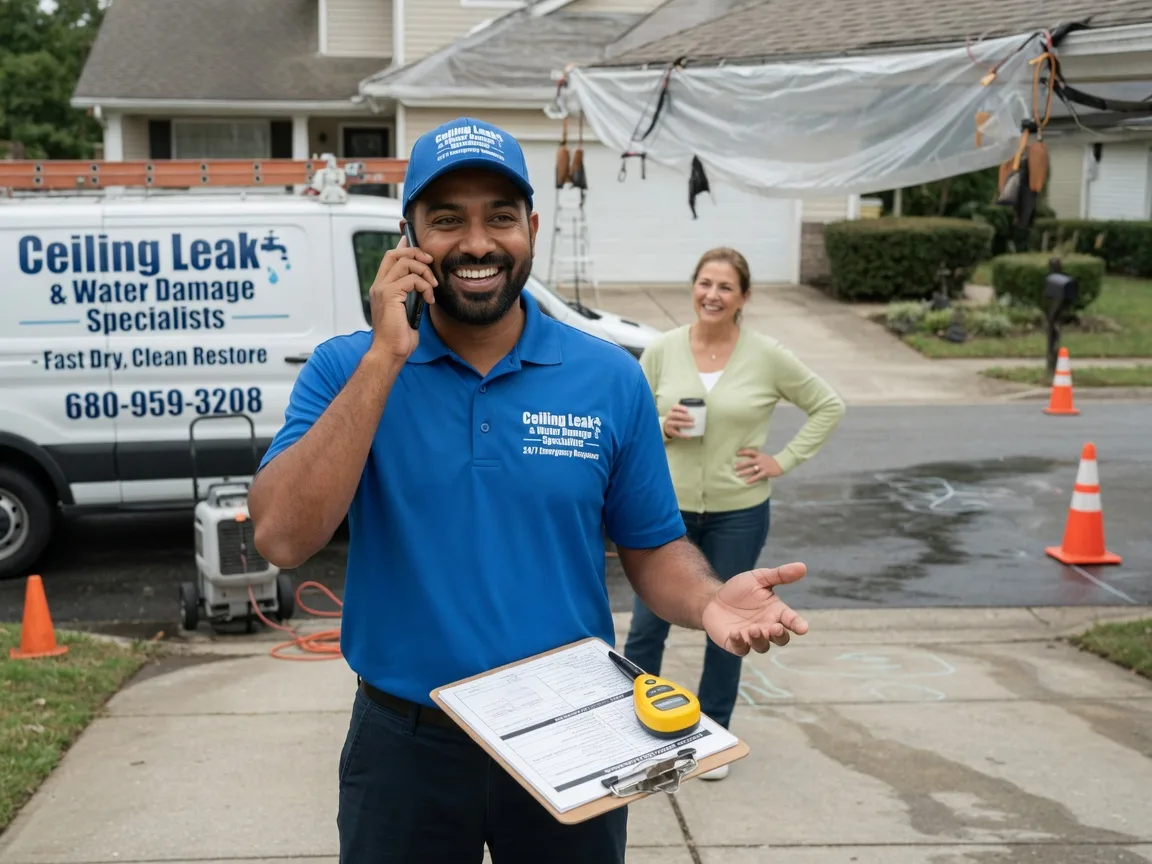 Ceiling Leak Cleanup Battiest, OK FAQs